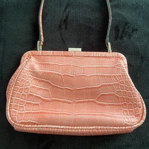 Coral Pink Snakeskin Purse